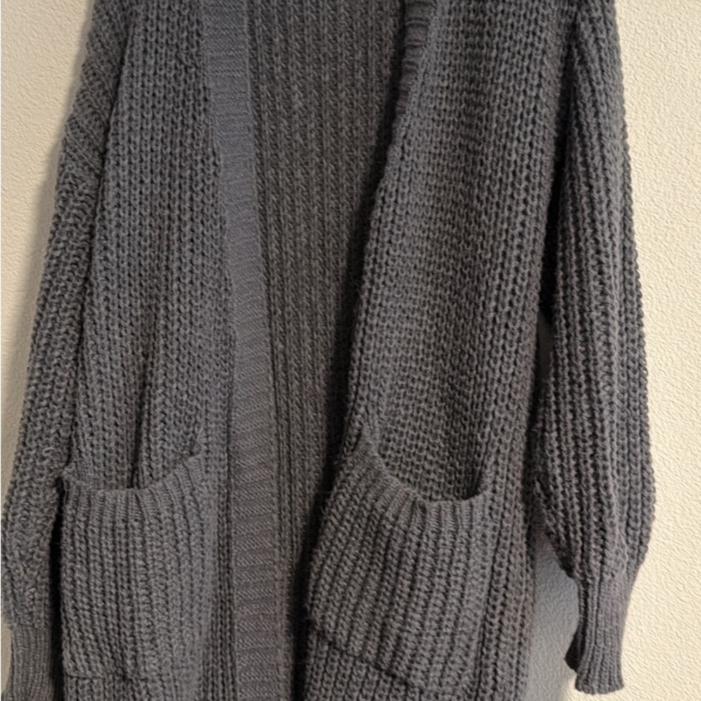 Cozy Gray Knit Women's Sweater